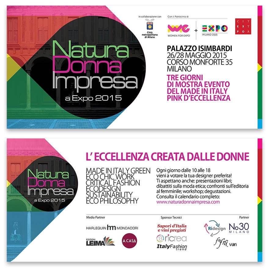 Natura Donna Impresa a Expo 2015 | Palazzo Isimbardi, Milano | 26/28 Maggio 2015