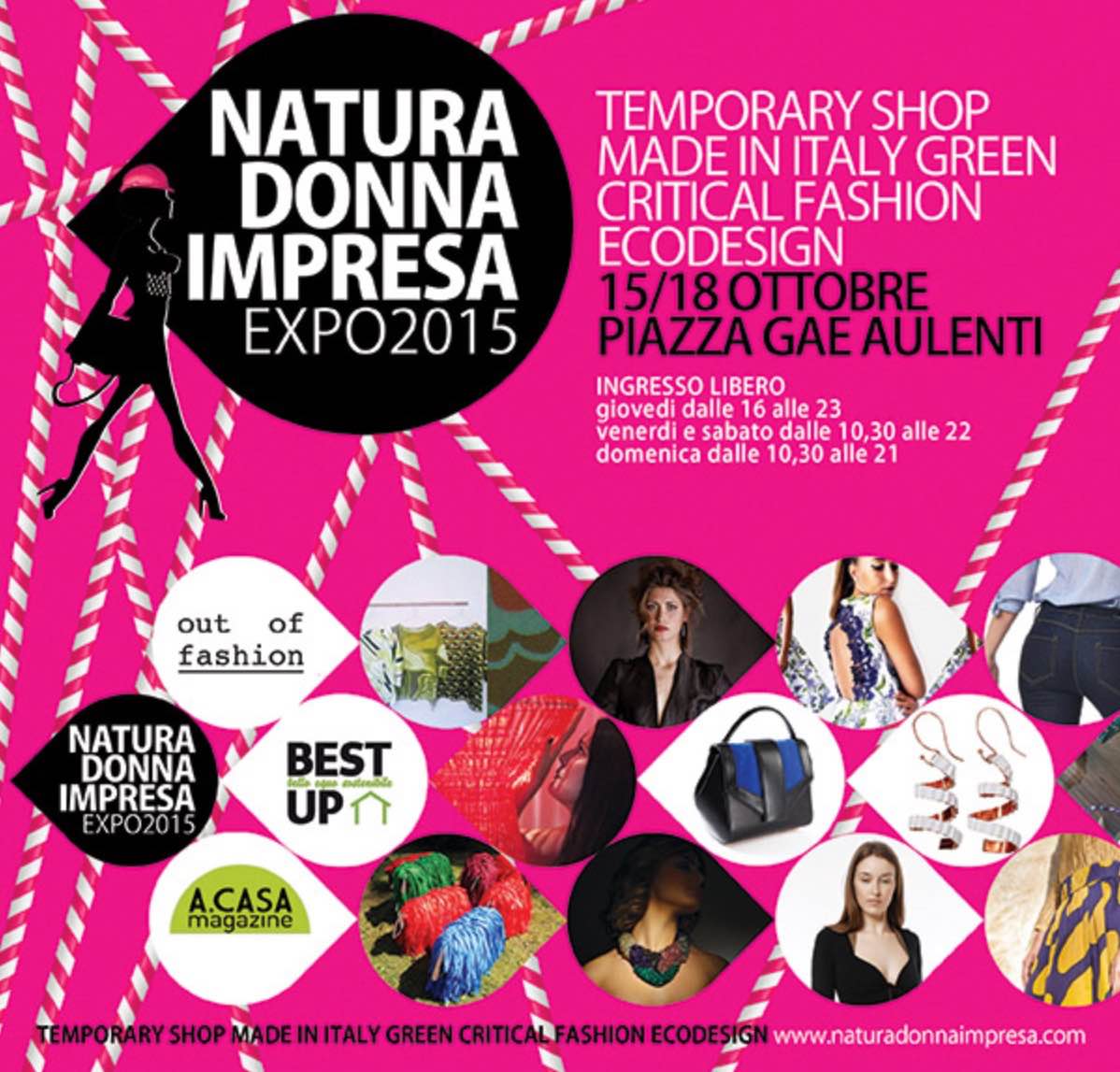 Natura Donna Impresa Expo 2015 | Piazza Gae Aulenti, Milano | 15/18 Ottobre 2015